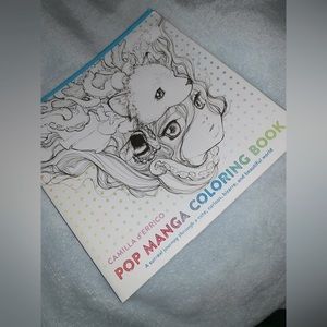 pop manga coloring book